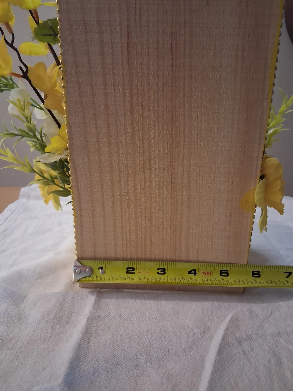 Bright Yellow Faux Floral Arrangement with Green Foliage - Home Accent